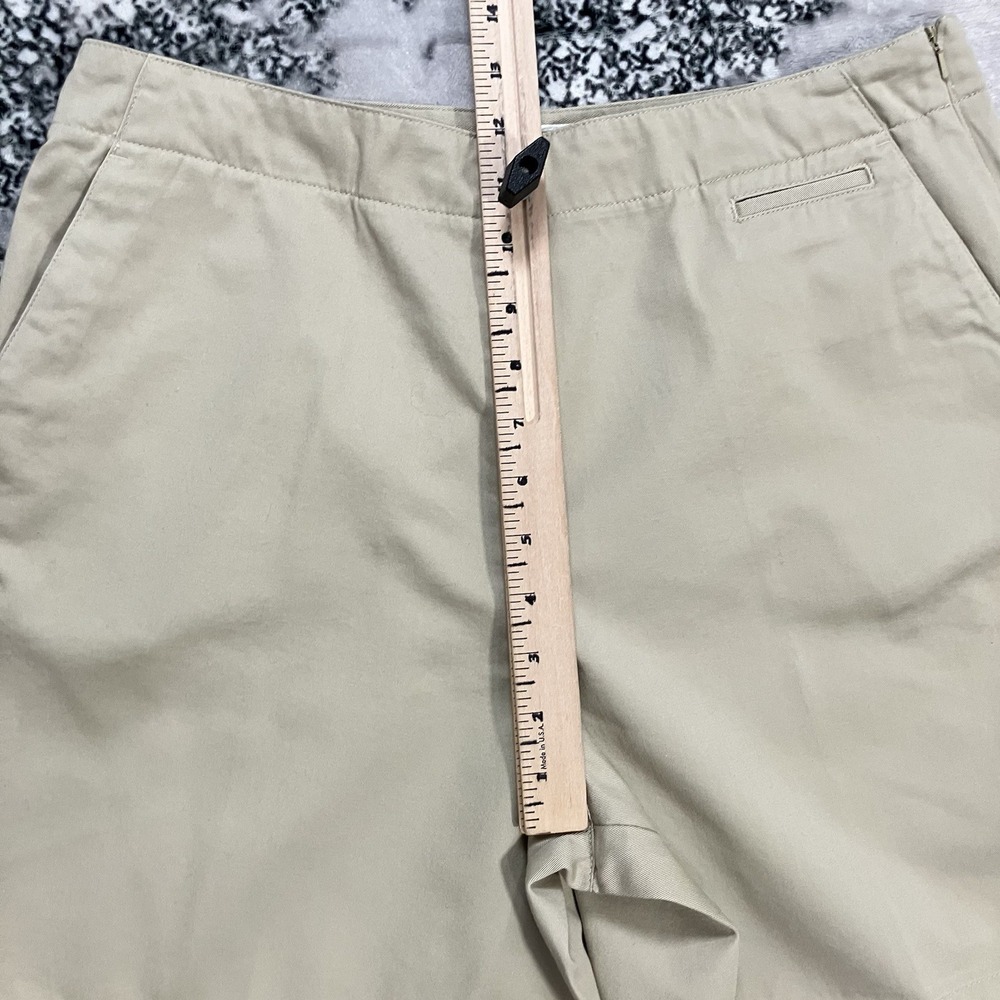 Talbots Womens Size 12 NWT Khaki Chino Shorts Classic‎ Casual Beige - Picture 6 of 14